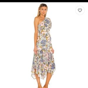 Astr the Label Santorini dress in off-white retro floral